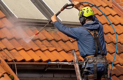 Démoussage et hydrofuge de toiture à Trézilidé